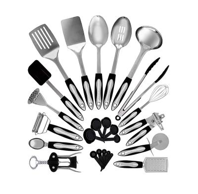 China Viable High Quality Wholesale Kitchen Utensils Set Cooking Utensils Set Stainless Steel Cooking Utensils Set Stainless Steel for sale