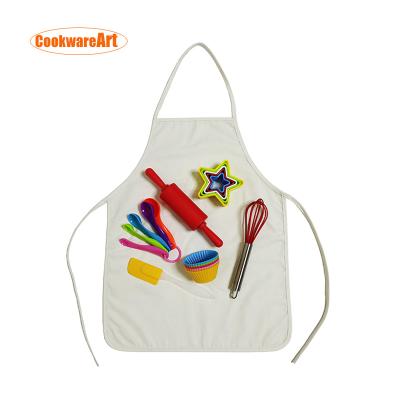 China 20 Pcs Sustainable Wholesale Kids Children Baking Tool Kits Set For Kids for sale