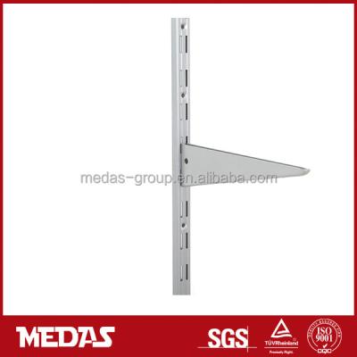 China Standard Double Slot Wall Shelf U Bracket / Wall Storage System Sustainable for sale