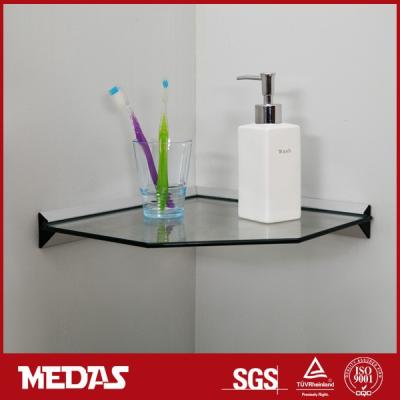 China Bathroom Fixtures Bathroom Glass Corner Shelf Kit for sale