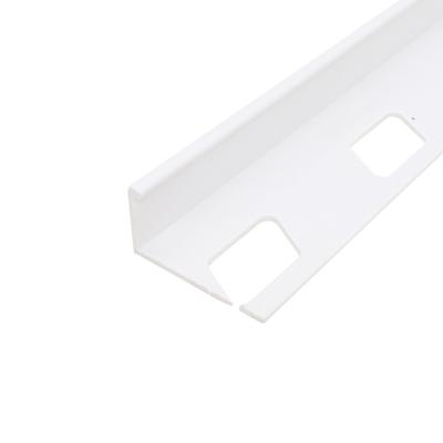 China Modern Protect And Decorate Tile Edge Corners Strip Plastic L Shape PVC Tile Trim for sale