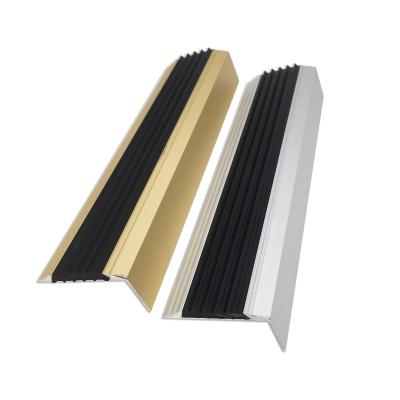 China Modern L Shape Flexible Linoleum Edge Stairs Rubber Nosing for sale