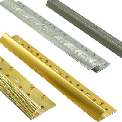 China Modern Aluminum Edge Carpet Cover Trim Metal Mat Tools Installation for sale