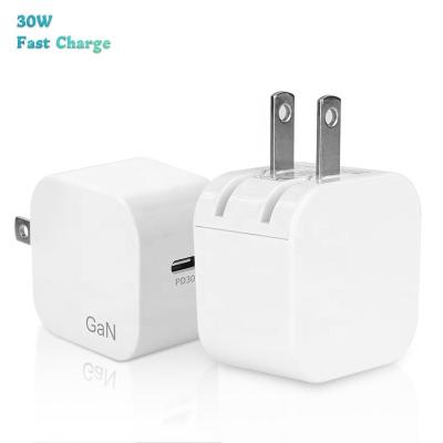 China QC 3.0 Type C PD30W GaN Charger Quick Charging Mobile Phone/Tablet/MP3/MP4/other USB Device Power Adapter Wall Charger With Cable For Apple iPhone 12 Pro Max 11 for sale