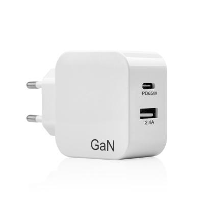 China Mobile Phone/Tablet/MP3/MP4/other USB Device 2021 High Power Gan Wall Charger 65W Palladium 65W GaN Charger for sale