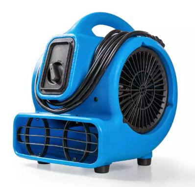 China Commercial Factory 1/5hp 750cfm Mini Water Damage Restoration Carpet Blower Air Motor Dryer Blower for sale