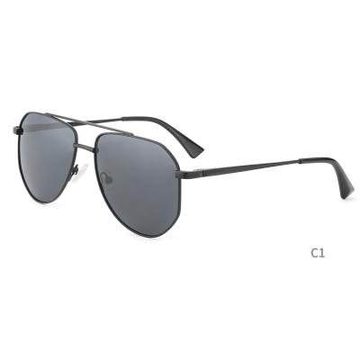 China Fashion UV400 Sunglasses Polarized Lens Man Sunglasses Metal Spring Hinge Sunglasses for sale