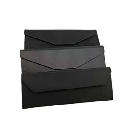 China Portable Fashionable PU Glasses Case Custom Logo Eyewear Box for sale