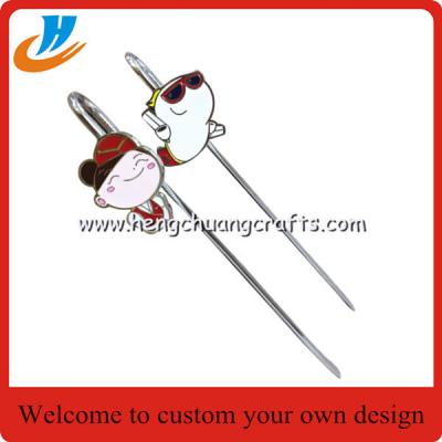 China Zinc alloy material bookmark/book mark custom for souvenirs and promotion for sale