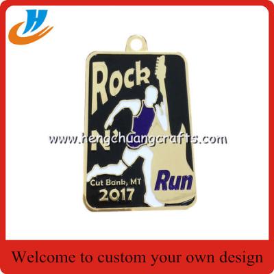 China Custom metal Marathon finisher medals, metal half-Marathon awards medals wholesale for sale