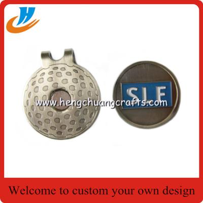 China Golf accessory ball marker hat clips personalized custom wholesale for sale