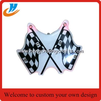 China PVC LED badge, Metal LED lapel pin enamel pin with fashion design for sale