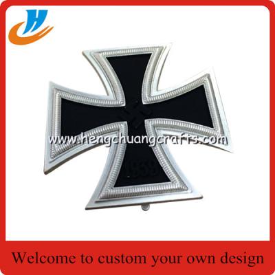 China OEM Die casting Silver War for sale Metal War gold custom Medal Badge for sale