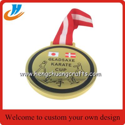 China Boxing medals sz factory custom,metal medals sports medals with custom for sale