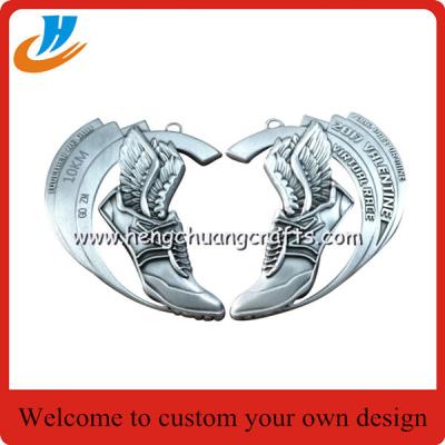 China 3D metal medals,die casting metal medals sports medals alloy engraved for sale