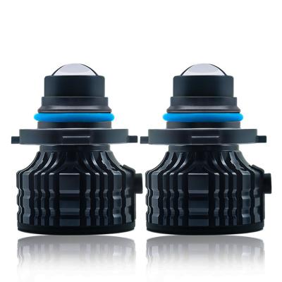 China 13000LM 100W Car Laser Fog Light Two Aluminum Color Super Bright Laser Led Headlight Lens Laser 9005 Led Headlight for sale