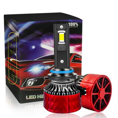 China Wholesale Car Headlight Led Headlight Kits 6000k D60 100W 26000LM White Light Aluminum Aluminum Auto Headlight Led 9006 For Car Headlamps for sale