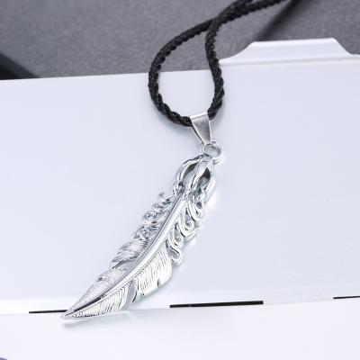 China 2021 New Hiphop Style 316L Stainless Steel Plain Steel Color Pendant Necklace For Girls Jewelry for sale