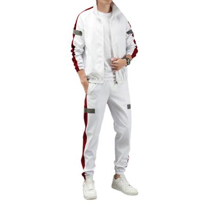 China Wholesale Lightweight Men's OEM Fashion Style Sweater Suit Winter Bomber Jacket With Loose Zipper Sports Breeches With Side Pockets for sale