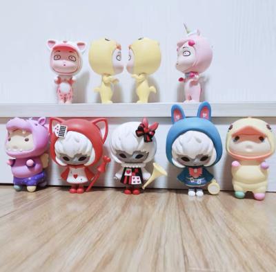 China Cartoon Toy Custom Made PVC 3d Figure Collectible Blind Box Vinyl Toys for sale