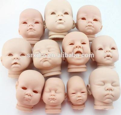 China Cartoon Toy Custom 22 Inch Full Body Silicone Doll Kits Soft Vinyl Doll Kits Head Limbs Inflate Baby Reborn Unpainted - Doll Parts for sale