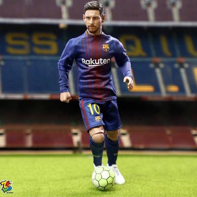 China Custom Cartoon Toy OEM 3d Soccer Player Messi PVC Footballer Action Numbers for sale