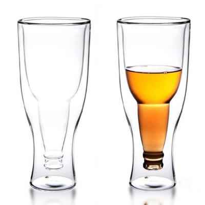 China 2022 Modes Creativity Irregular Shaped Transparent Dispenser Double Frosted Ball Measuring Animal Lead Free Shot Glass for sale