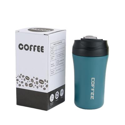 China Vintage Sustainable Melt Thermo Matte Black 400ml Mini Bulk Travel Hotter Coffee Mug for sale