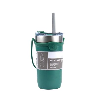 China All Customized Ice Tyrant Straw Stainless Steel Vacuum Flask Wholesale for sale