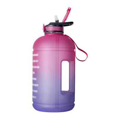 China New Viable Plastic Large Capacity Portable Drinking Water Booster Ladder Shaker Bottle For Mountaineering for sale