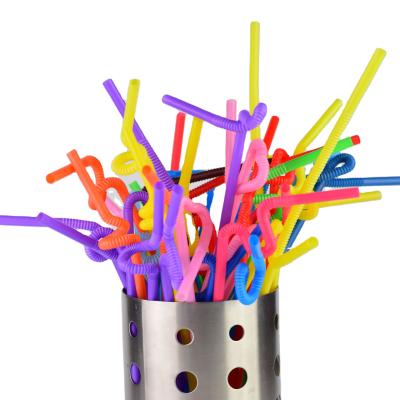 China Disposable Environmentally Friendly High Temperature Resistant Environmental Protection Cola Tea Plastic Milk Straw Cocktail Drinking Straw for sale