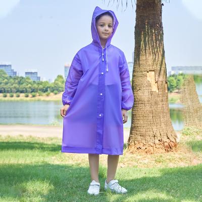 China Portable Reusable Raincoats Windproof Emergency Raincoats For 6-12 Years For Camping Hiking Travel Backpacking for sale