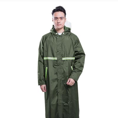 China Windproof Waterproof Mens Rain Jacket With Hood Waterproof Lightweight Active Long Raincoat for sale