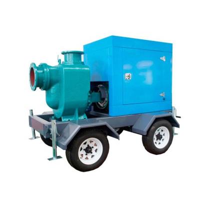 China Agricultural Irrigation Water Pump 6 Inch Trailer Type Diesel Water Pump Set WP200-20H for sale