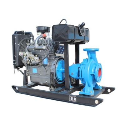 China Agricultural Special Type Diesel Water Pump Water Pump Unit Trailer Set 23KW WP174-38H WP174-38H for sale