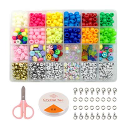 China ZXI-06 Fashion Accessories Combination Set 24 Acrylic Grit Beads Jewelry Tool Kits for sale