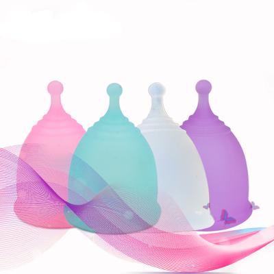 China New Wholesale Custom Reusable Menstrual Cup Healthy Menstrual Cup Soft Cup for sale