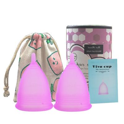 China Custom Organic Menstrual Cup Menstrual Cup Soft Packaging Menstrual Cups Women Reusable Menstrual Period Cup Copa Set for sale