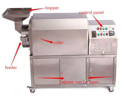 China Factory Peanut Roaster Frying Seasoning Machine for sale