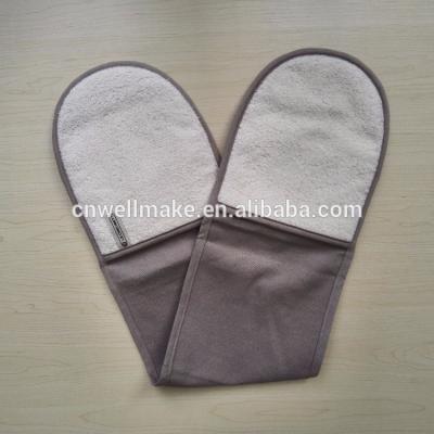 China Printed Double Oven Mitt BBQ Glove Potholder for sale