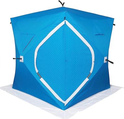 China Waterpoof 3 - 4 Person Tent Ultralarge Camping Outdoor Thick Warm Winter Plus Cotton Thickening Ice Fishing Tent for sale