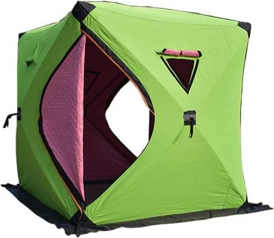 China Outdoor Portable Waterpoof Camping Equipment Pop Fish Shelter Cube Winter Ice Fishing Tent for sale