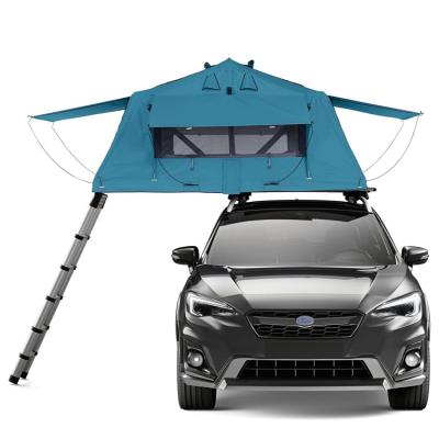 China Easy Install Super Light Triangle Car Roof Top Tent 4x4 Offroad Waterproof Camp Accept Hard Shell Rooftop Tents Customized for sale