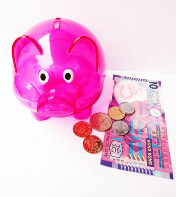 China 105*85*85MM Wholesale Pig Mini Piggy Animal Bank Pink Pig Piggy Bank Money Coin Bank for sale