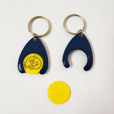 China Advertising Promotional Gifts Wholesale Custom Plastic Wishbone Token Coin Wishbone, Wishbone Token Key Chain for sale