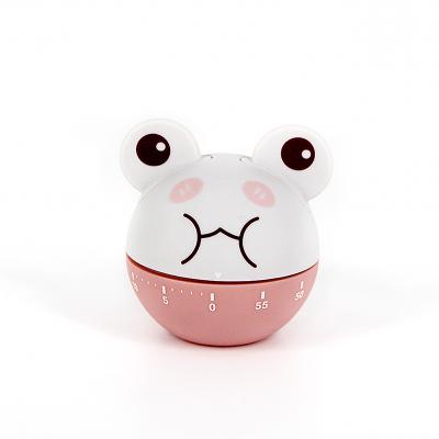 China Sustainable Frog Cartoon 1hours Kitchen Timer Animal Shape Timer for sale