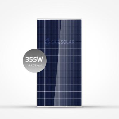 China Residential& Commercial Sail Poly 330w 335w 340w Solar Panel Solar Paneles Solares 24v 355w Panels Solar Manufacturer for sale