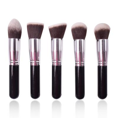 China Angular Blush Makeup Brush Set 2019 New 5pcs Water Facial Pool Makeup Brushes Kit With PVC Bag Cute Nagelstaubpinsel Brushes for sale