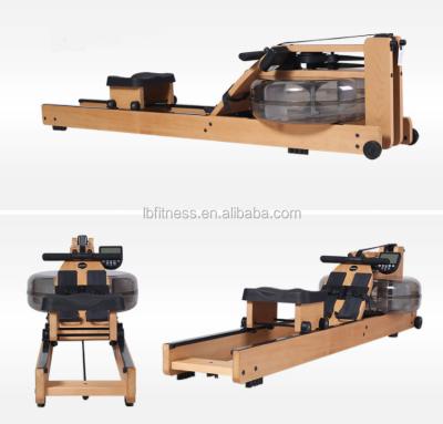 China Indoor Commercial Water Rowing Machine Indoor Commercial Gym Rowing Machine Gym Club Gym Rowing Machines Wooden Rowing Machine for sale