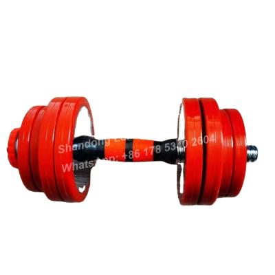 China Shandong Lanbo Commercial/Home Commercial Dumbbell Accessories Hot-selling Fitness Equipment Adjustable Dumbbell for sale